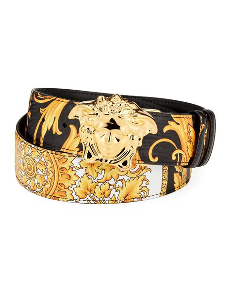 Versace Medusa Leather Belt 